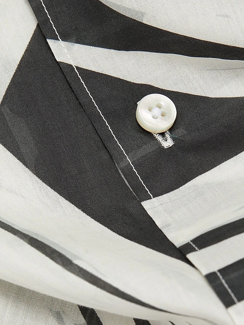 COLLECTION Floral Cotton Button-Front Shirt