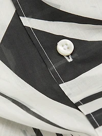 COLLECTION Floral Cotton Button-Front Shirt