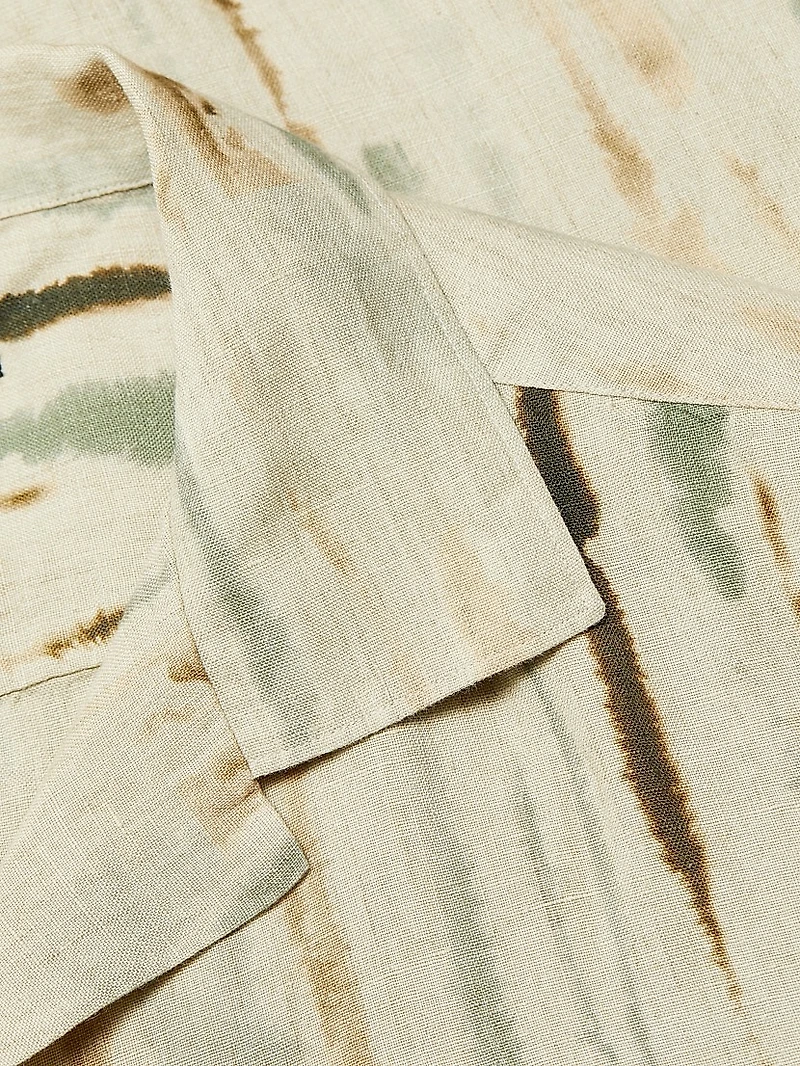 COLLECTION Abstract Linen Camp Shirt