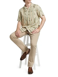 COLLECTION Abstract Linen Camp Shirt