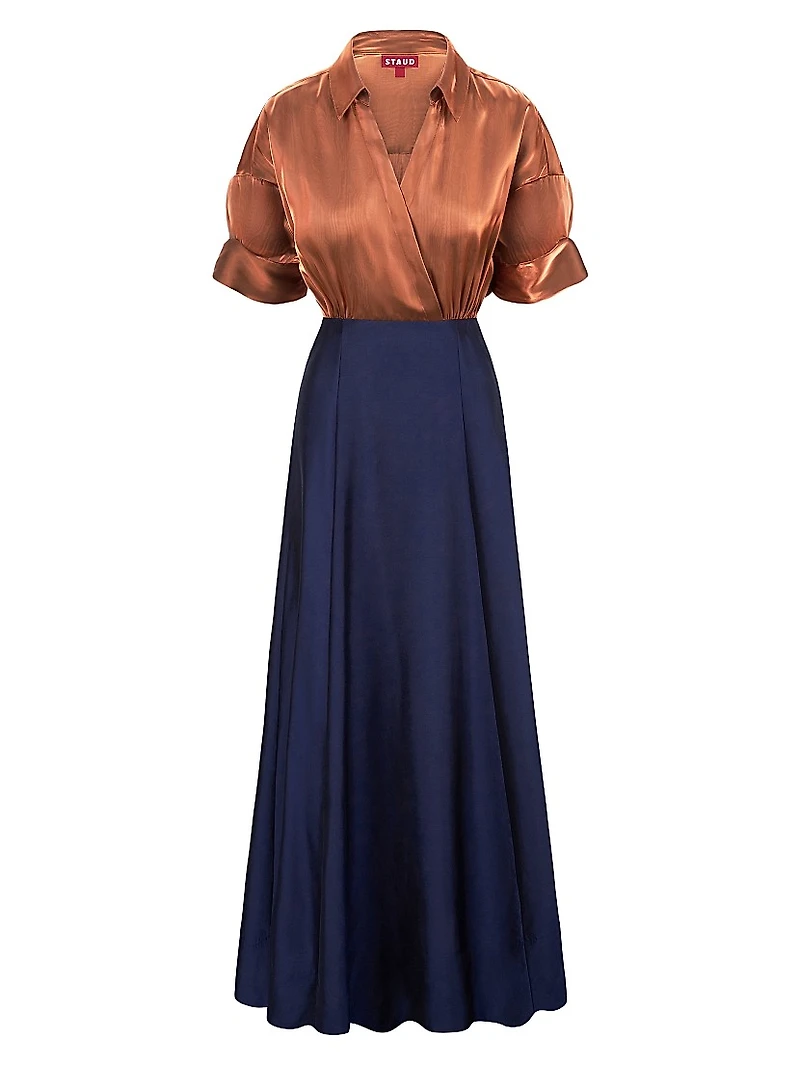Shubert Two-Tone Maxi Dress