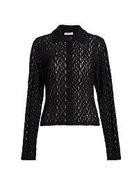 Floral Smocked Button-Front Shirt