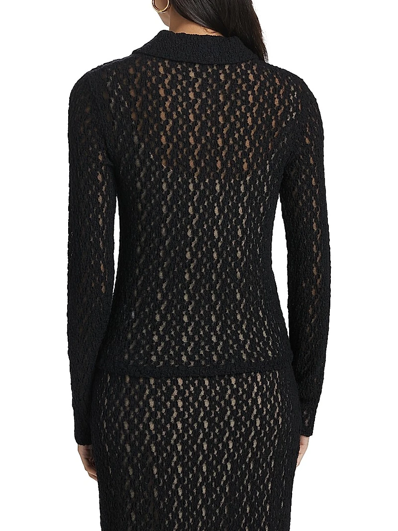 Floral Smocked Button-Front Shirt