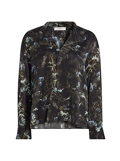 Thistle Draped Collar Blouse