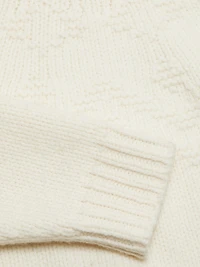 Textured Raglan Wool Fair Isle Sweater
