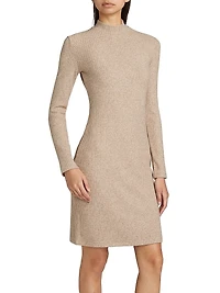Ribbed Sweater Minidress
