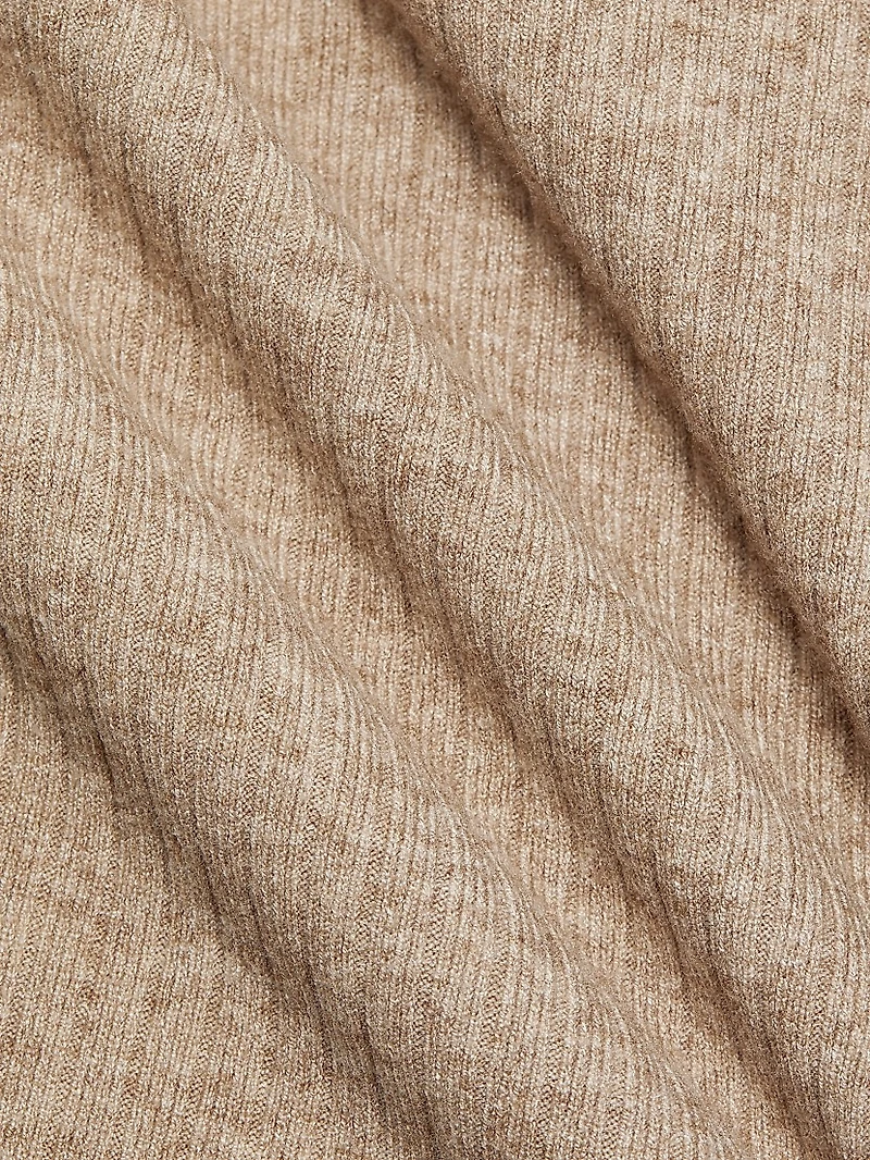 Ribbed Sweater Minidress