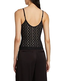 Floral Smocked Lace Camisole