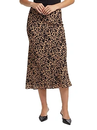 Layla Spotted Midi-Skirt