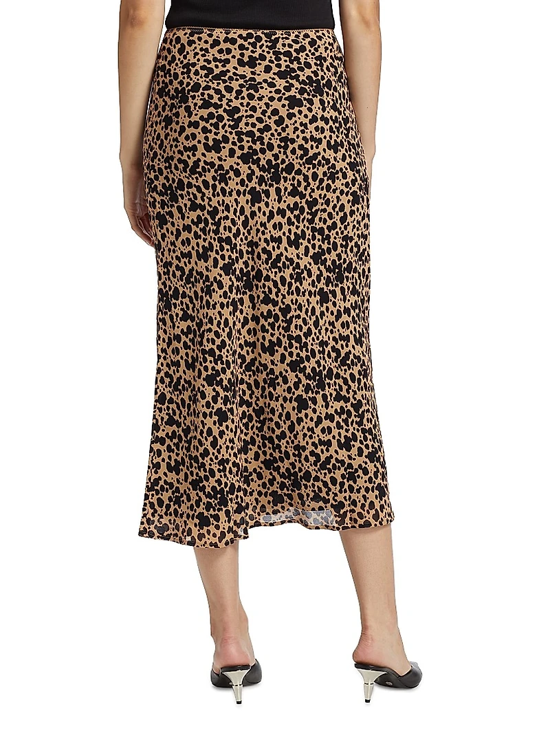 Layla Spotted Midi-Skirt