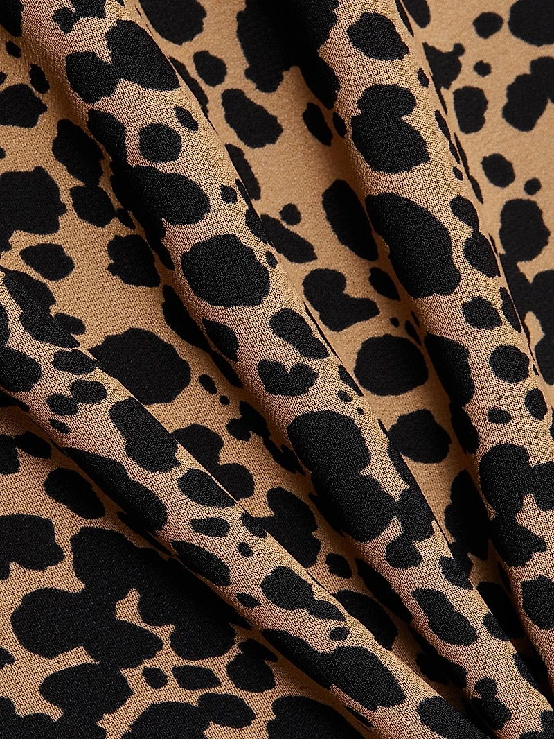 Layla Spotted Midi-Skirt