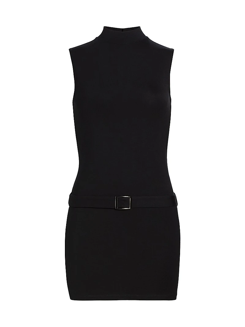 Jemma Belted Knit Minidress