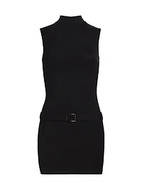 Jemma Belted Knit Minidress