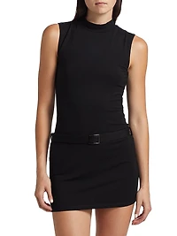 Jemma Belted Knit Minidress