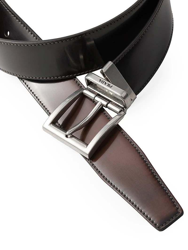 Brushed Leather Belt