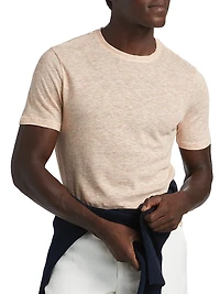 Striped Linen-Cotton T-Shirt