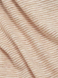 Striped Linen-Cotton T-Shirt