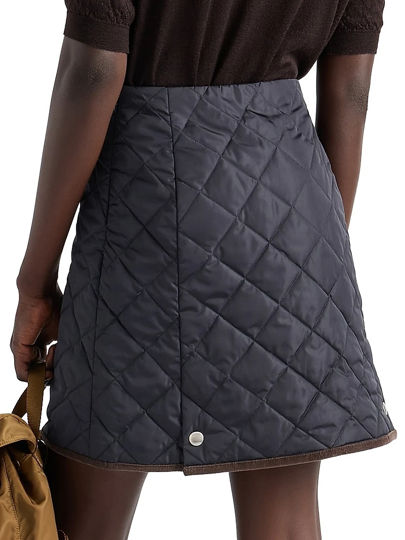 Lightweight Re-Nylon Miniskirt