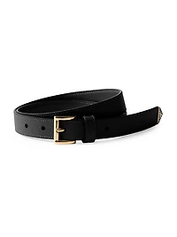 Saffiano Leather Belt