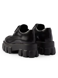 Women's Monolith Brushed Leather Lace-Up Shoes