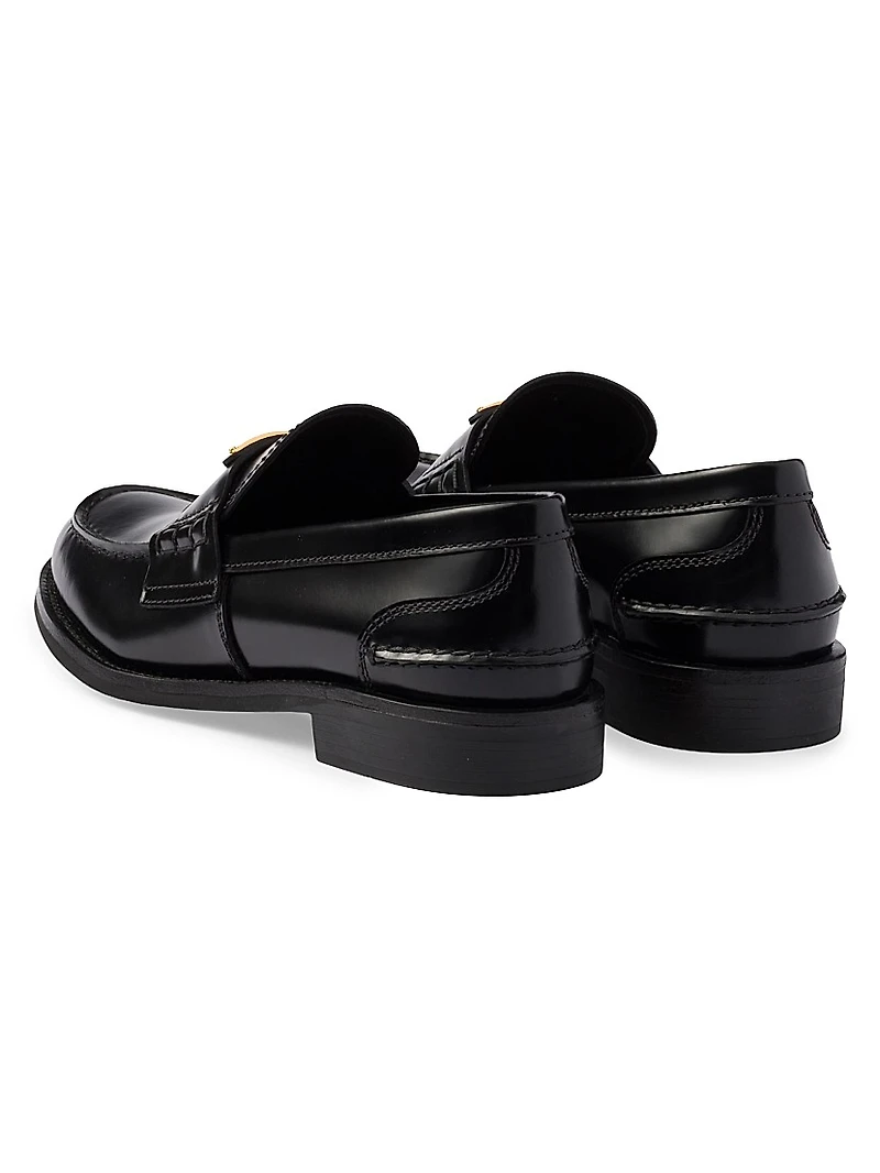 Women's Brushed Leather Loafers