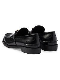 Women's Brushed Leather Loafers