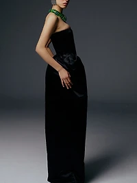 Psydae Silk Corset Gown