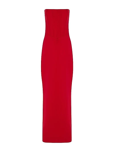 Ambra Satin Column Gown