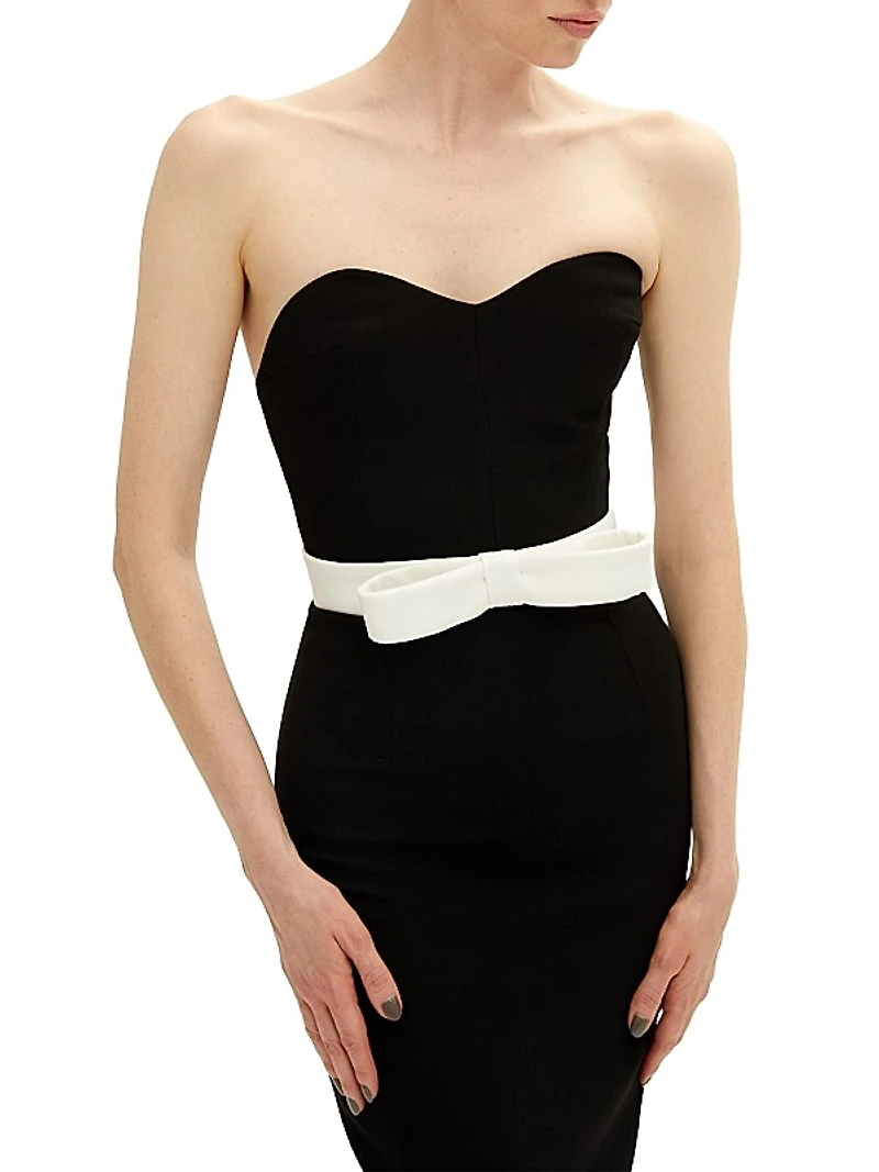 Noele Strapless Column Gown