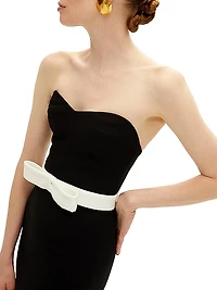 Noele Strapless Column Gown