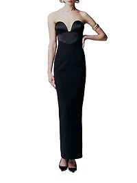 Vera Strapless Column Gown