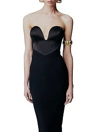 Vera Strapless Column Gown