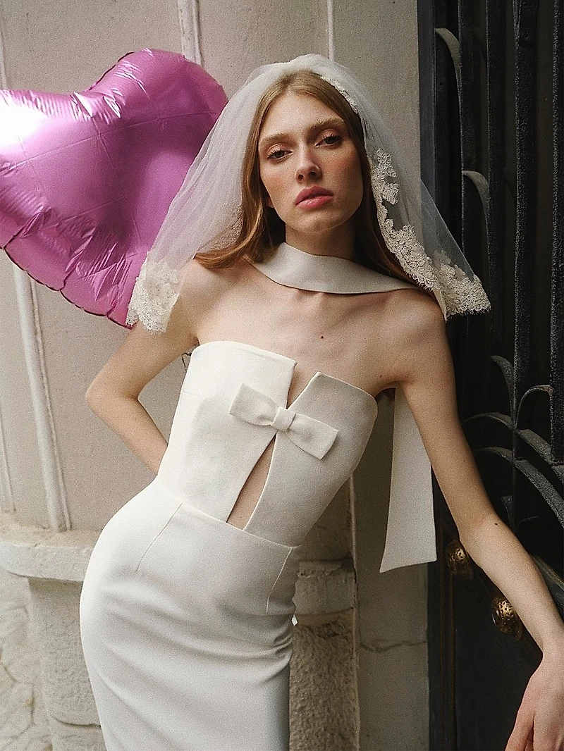 Holly Bow Midi-Dress