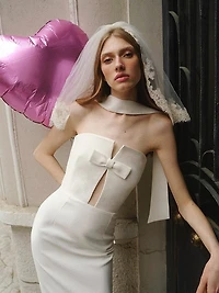 Holly Bow Midi-Dress