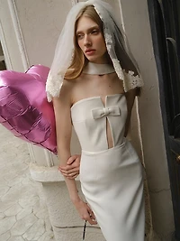 Holly Bow Midi-Dress