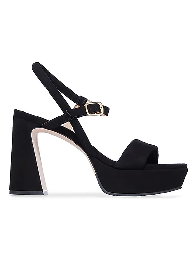 Ventura 95MM Suede Platform Sandals