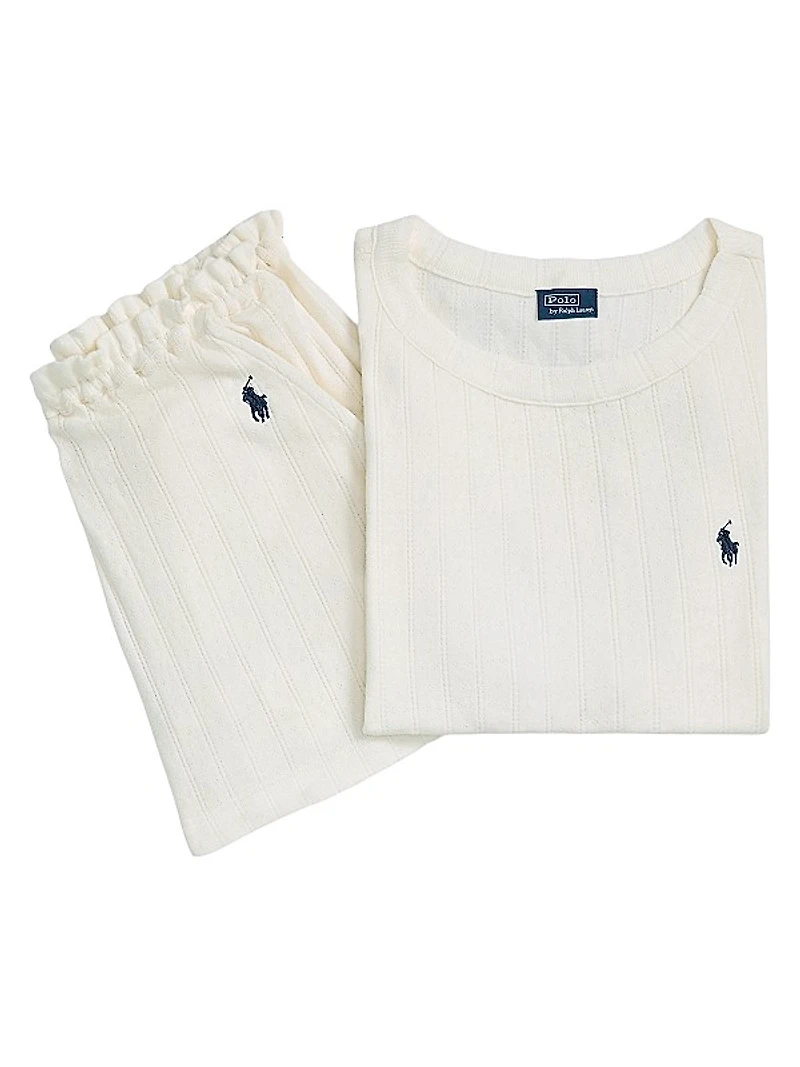 Polo Pointelle Cami Short Pajamas
