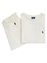 Polo Pointelle Cami Short Pajamas