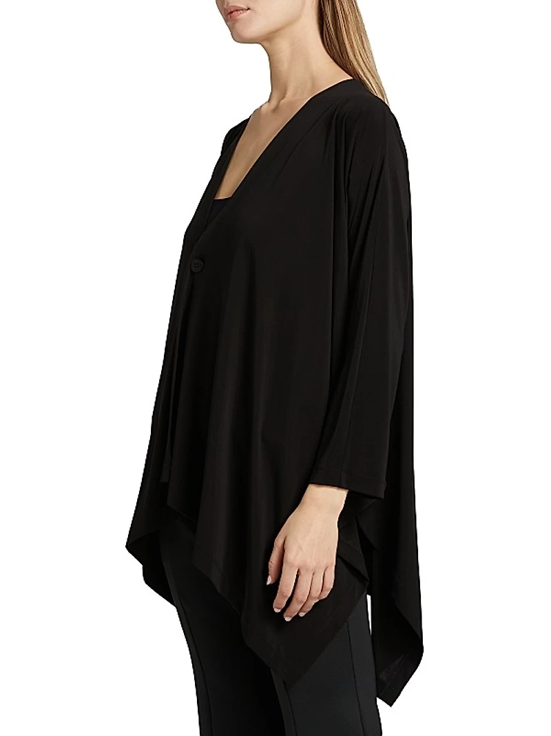 Drape Jersey Cardigan