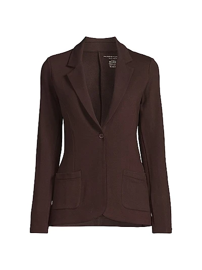 Stretch Single-Breasted Blazer