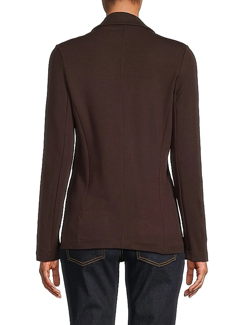 Stretch Single-Breasted Blazer