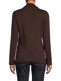 Stretch Single-Breasted Blazer