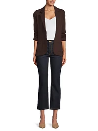 Stretch Single-Breasted Blazer
