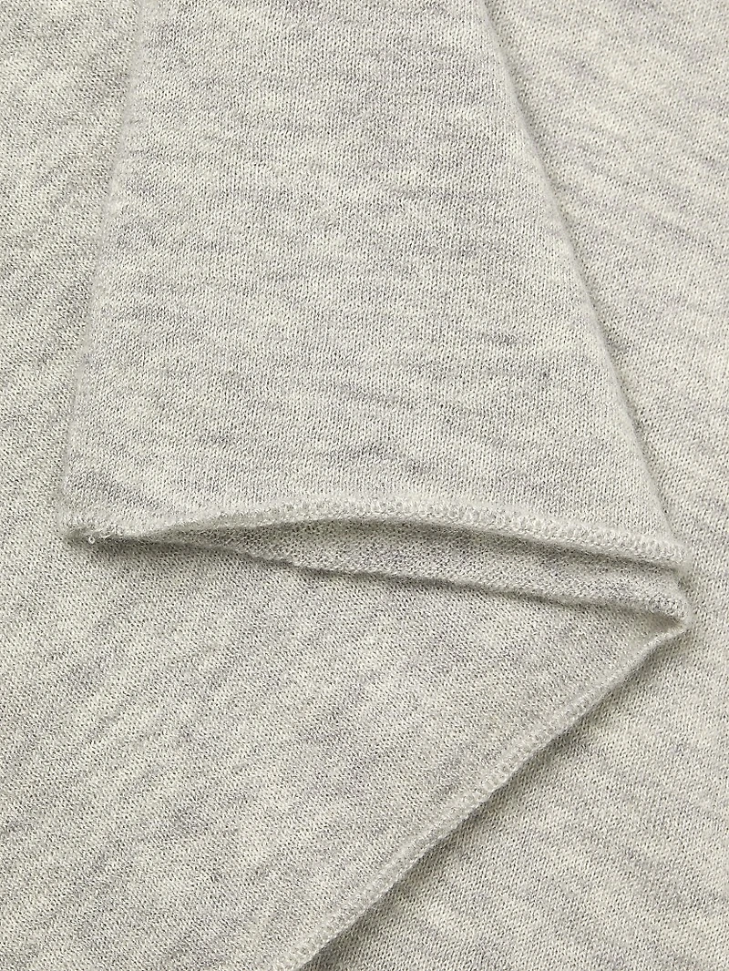 Mashine-Washable Cashmere Long-Sleeve Turtleneck Sweater