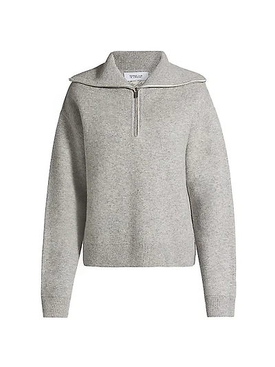 Samuel Reversible Quarter-Zip Pullover Sweater