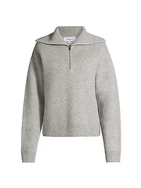 Samuel Reversible Quarter-Zip Pullover Sweater