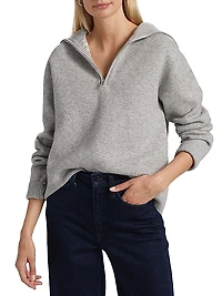 Samuel Reversible Quarter-Zip Pullover Sweater