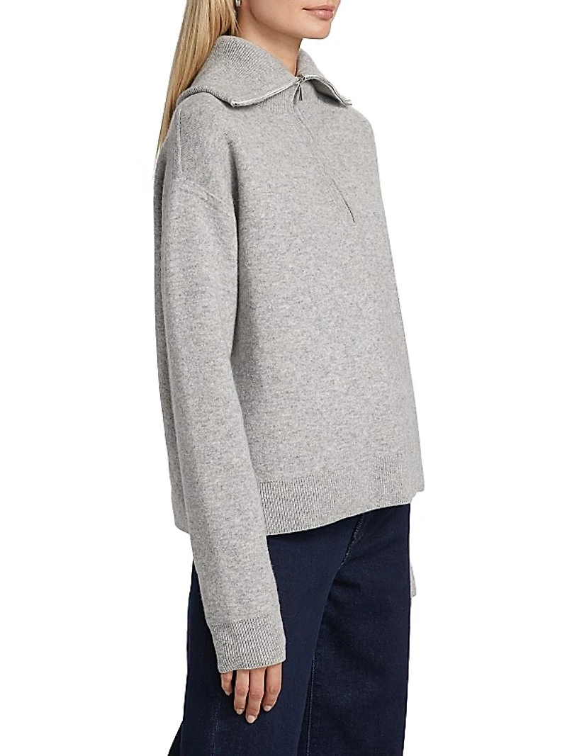 Samuel Reversible Quarter-Zip Pullover Sweater