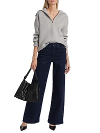 Samuel Reversible Quarter-Zip Pullover Sweater