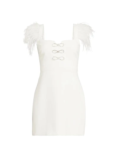 Rizzo Embellished Sweetheart Minidress